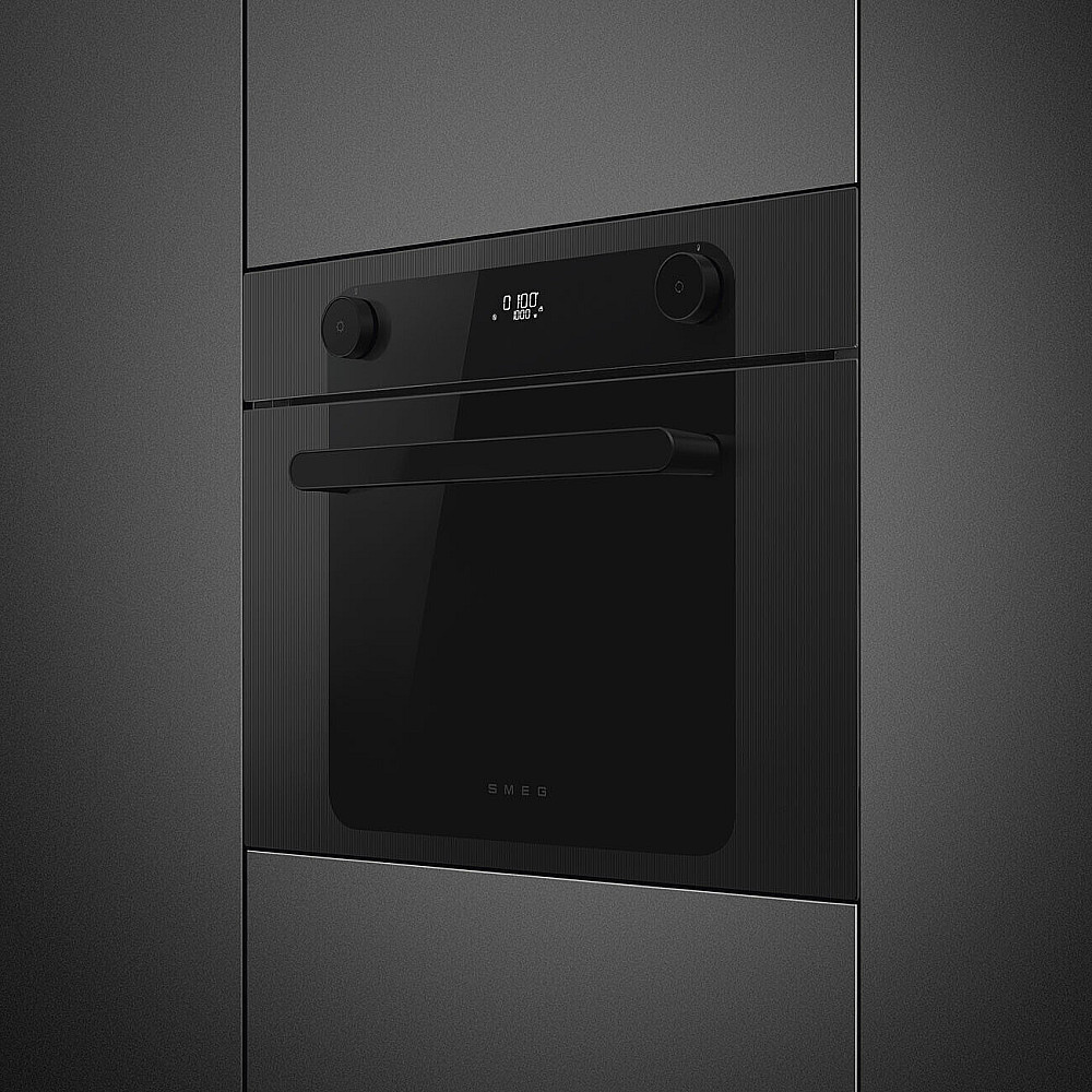 Kombiugn Smeg SO4201M1BI med Mikrofunktion Svart 45 cm