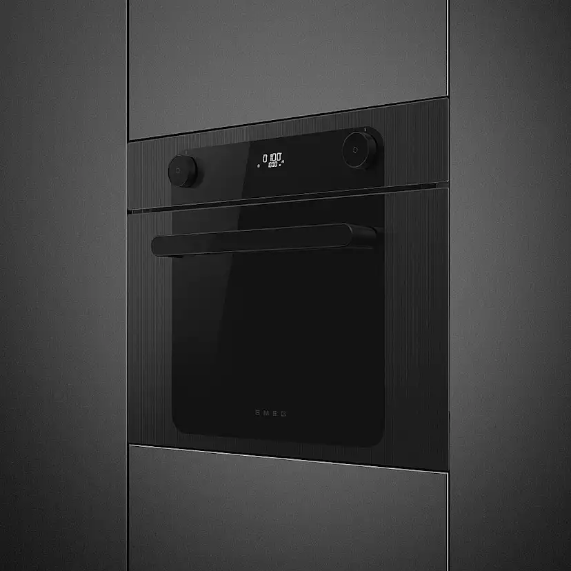 Kombiugn Smeg SO4201M1BI med Mikrofunktion Svart 45 cm