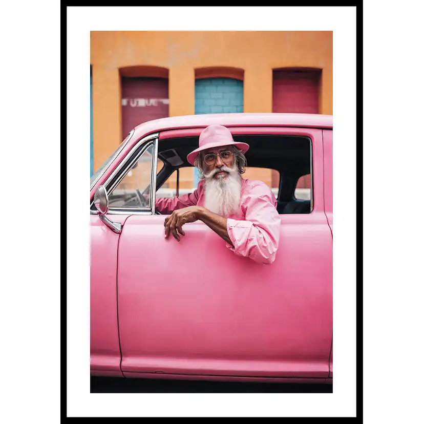 Poster Gallerix Cuba Car