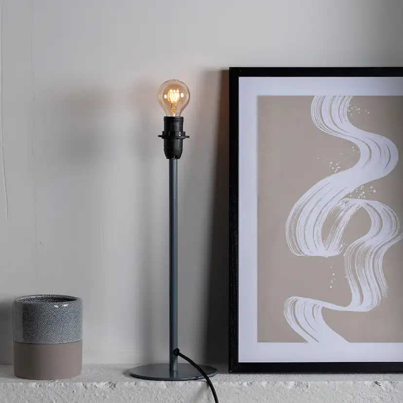 Dasir -Table Lamp - Grey/- Grå