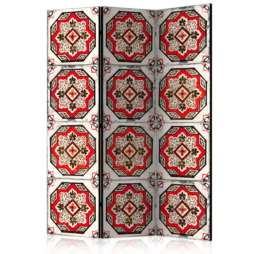 Rumsavdelare Skärmvägg Arkiio Dance Of Red Line 135x172 cm