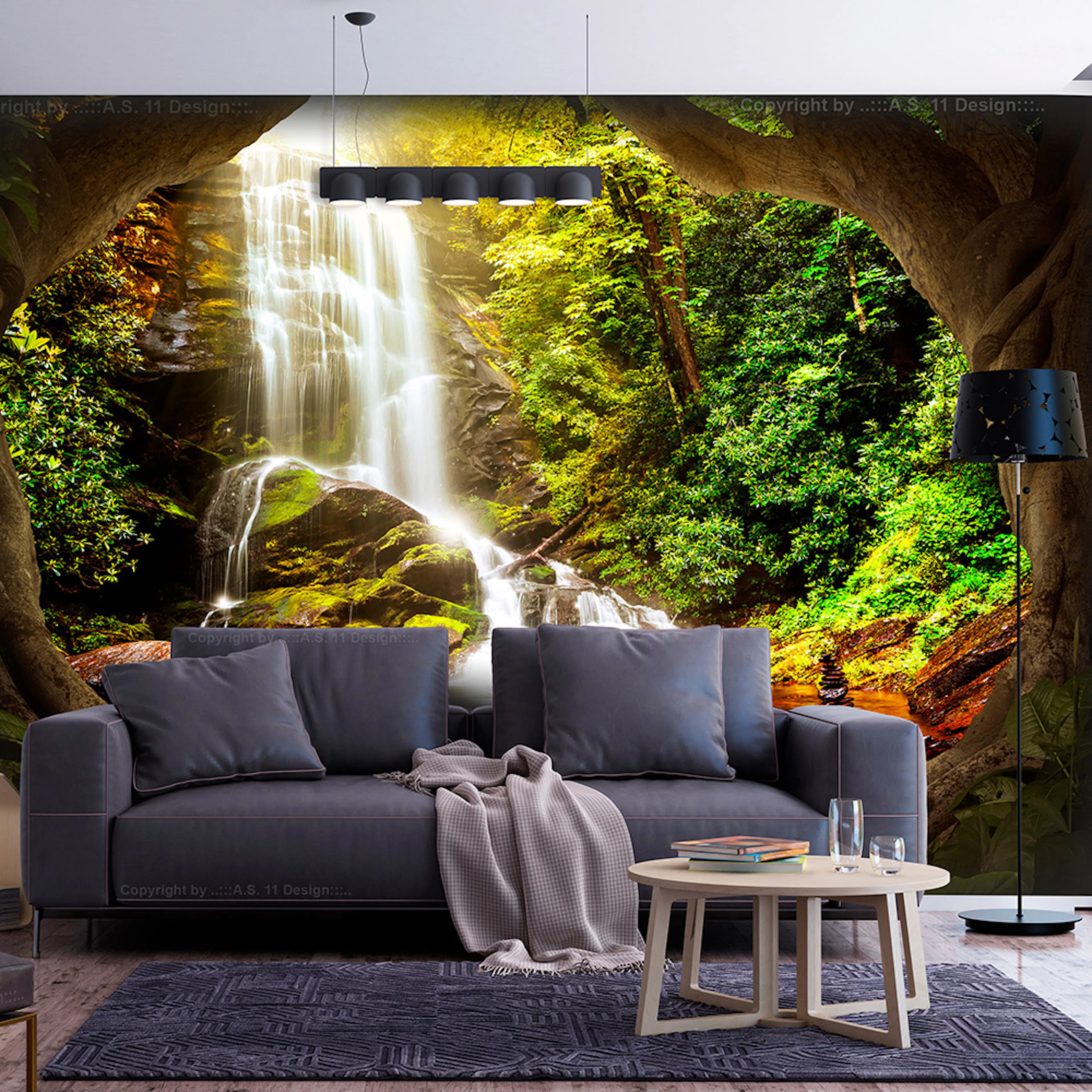Fototapet Arkiio Forest Refuse Självhäftande