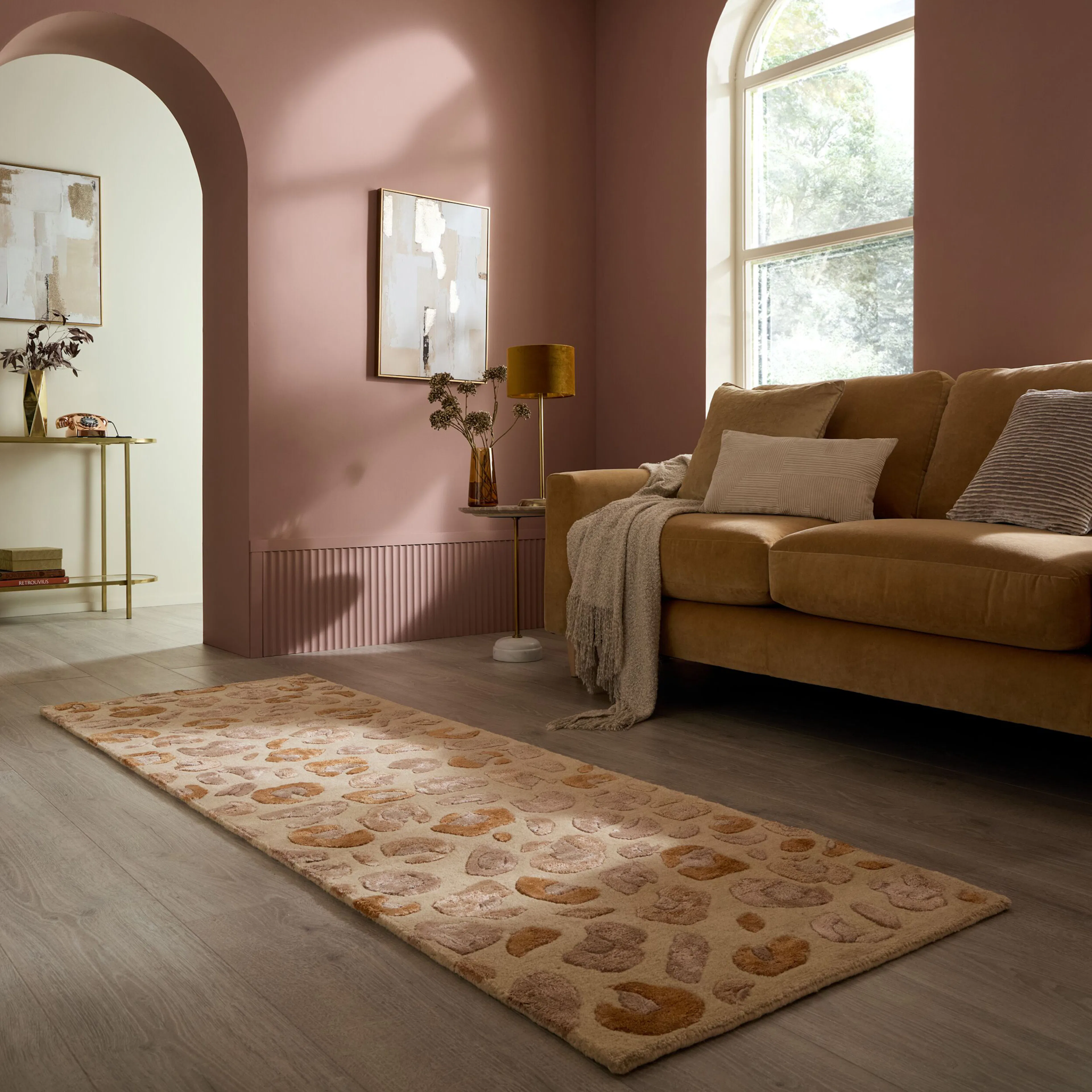 Gångmatta Flair Rugs Leopard Print