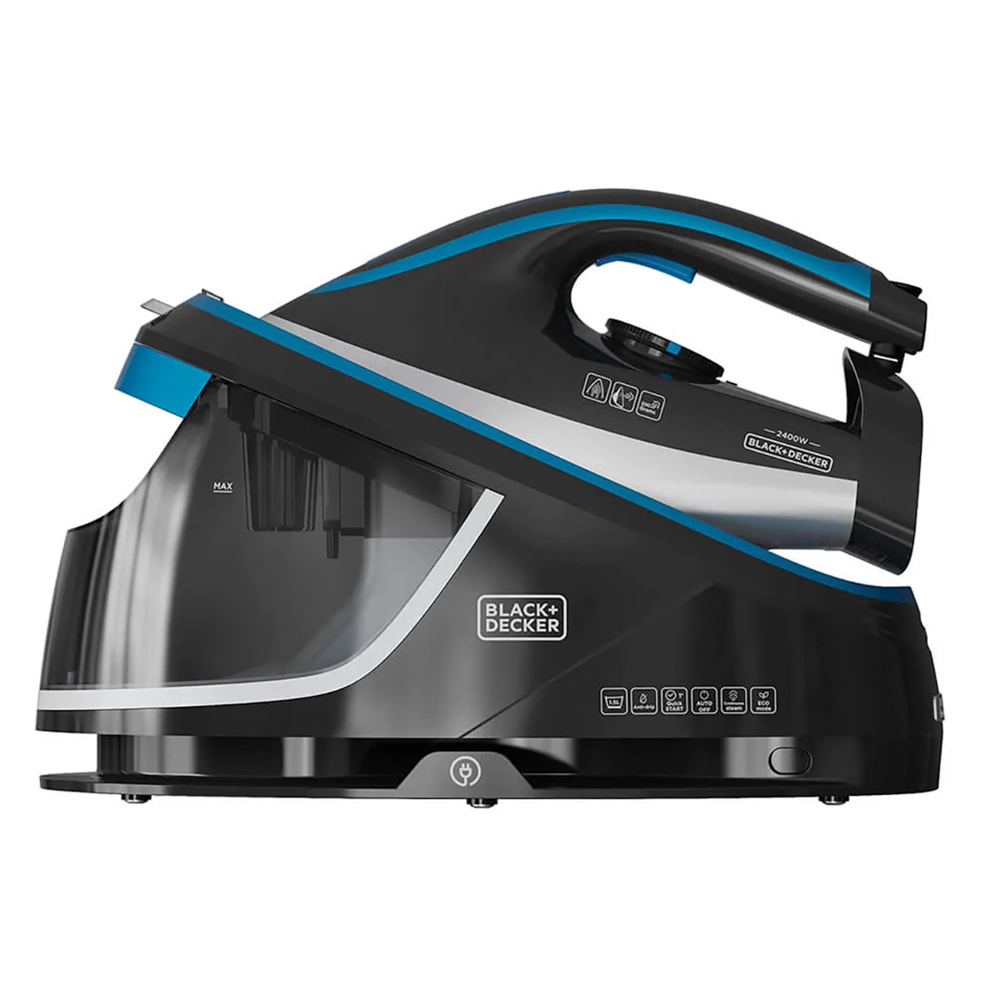 Ångstation BLACK+DECKER Elegant 1.5L med Steamer Funktion
