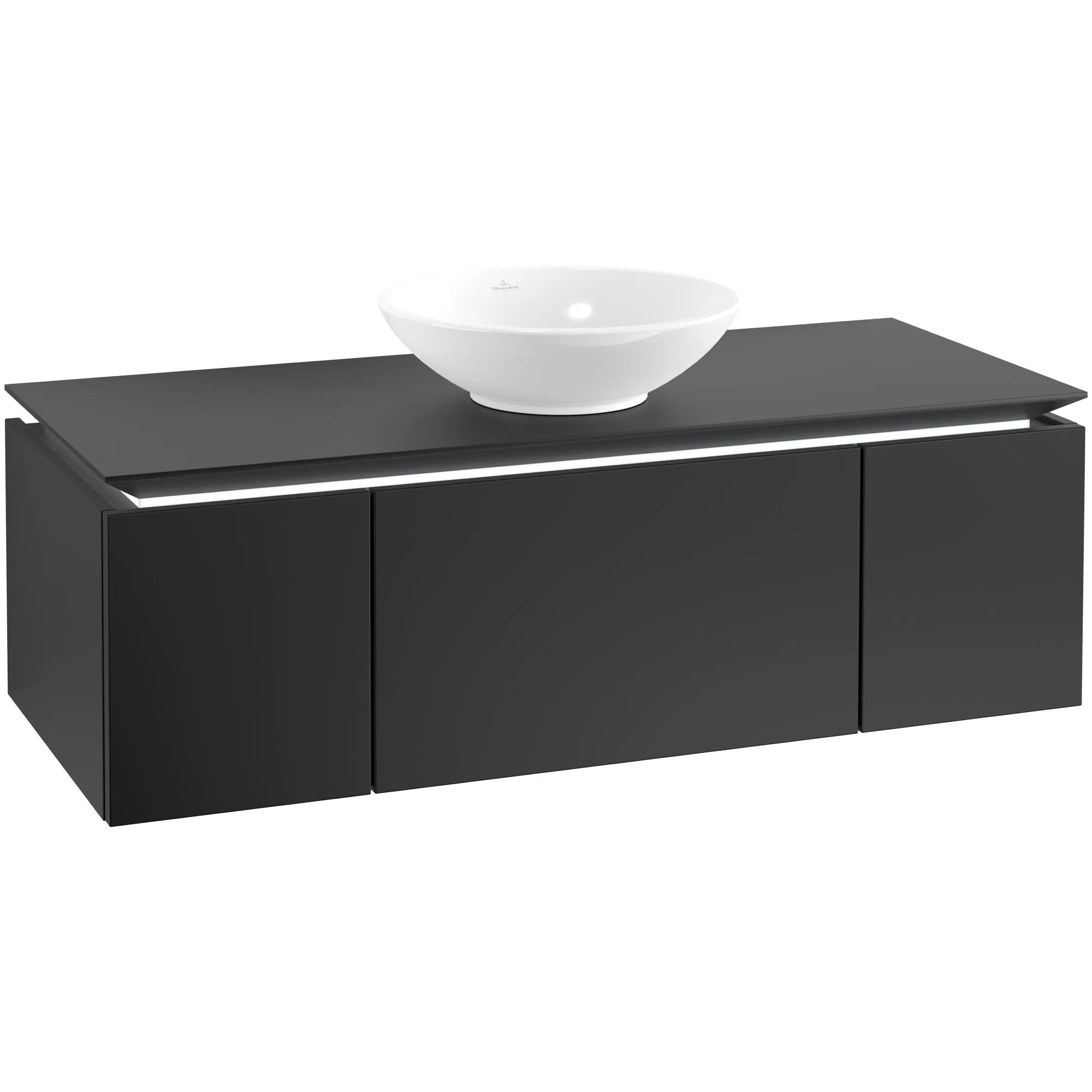 Tvättställsskåp Villeroy & Boch Legato Kompakt med 3 Lådor för Ytmonterat Tvättställ från Övriga V&B Serier
