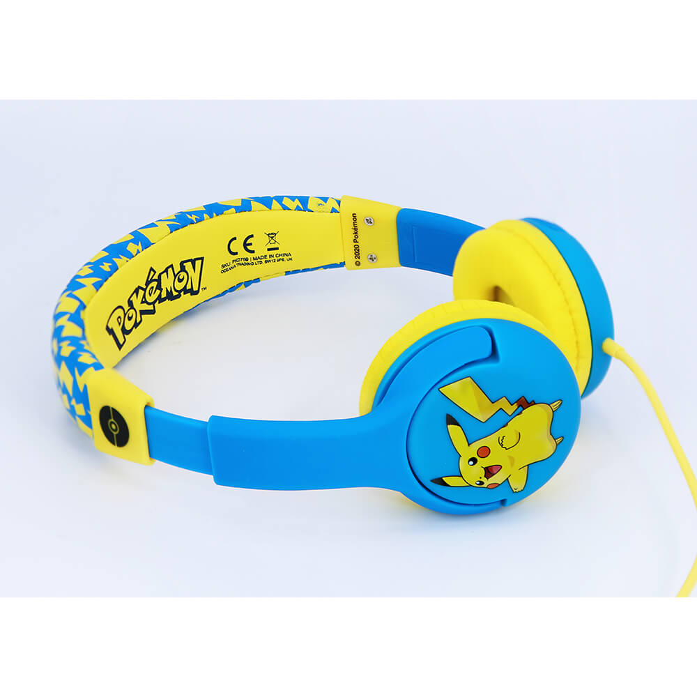 Hörlur POKEMON Junior On-Ear 85dB Pikachu
