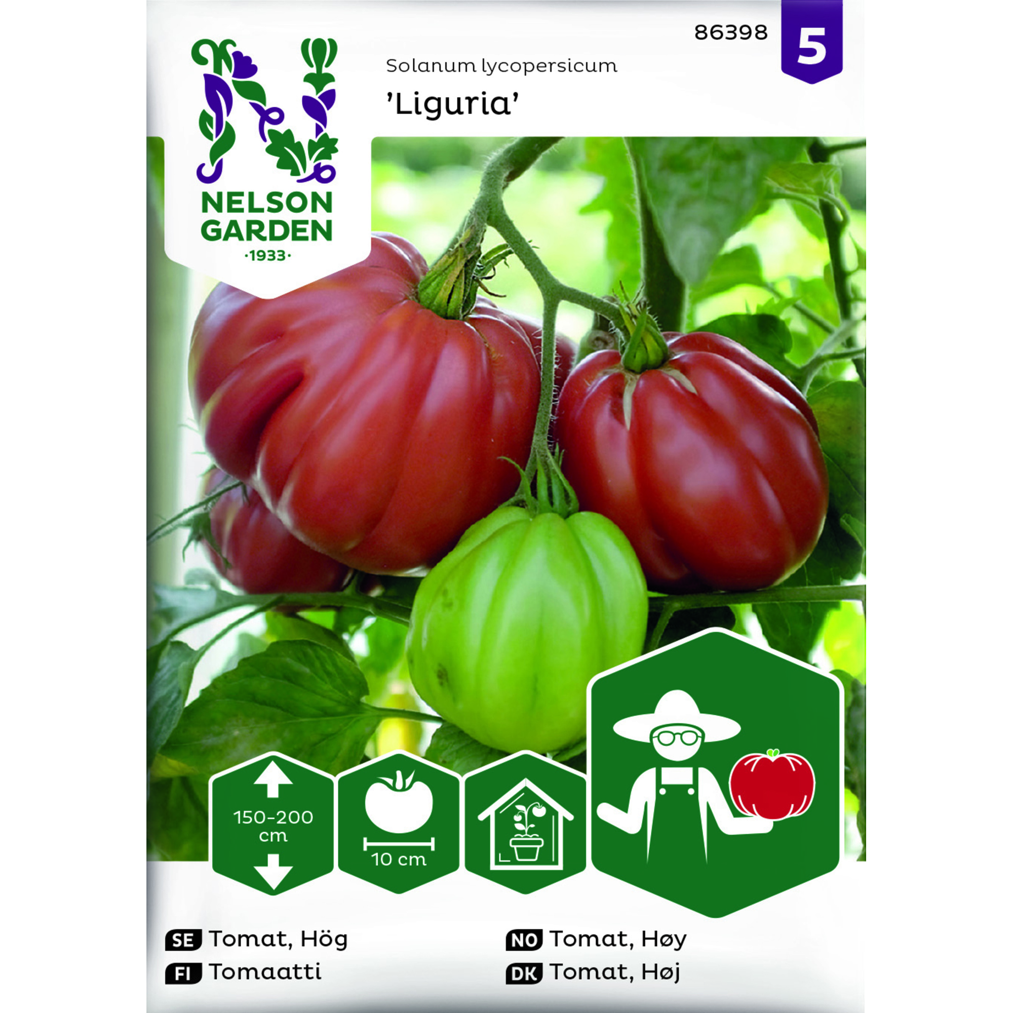 Frö Nelson Garden Tomat Hög Liguria