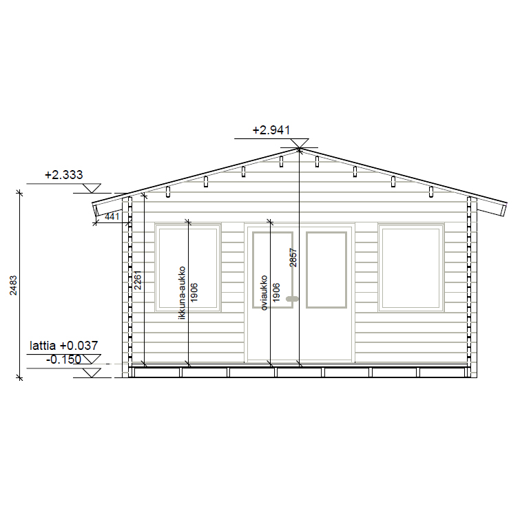 Friggebod LP Garden V-XL (20m2)