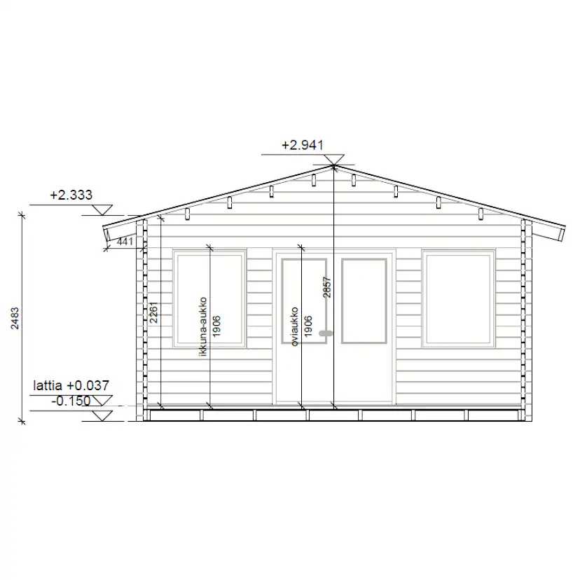 Friggebod LP Garden V-XL (20m2)