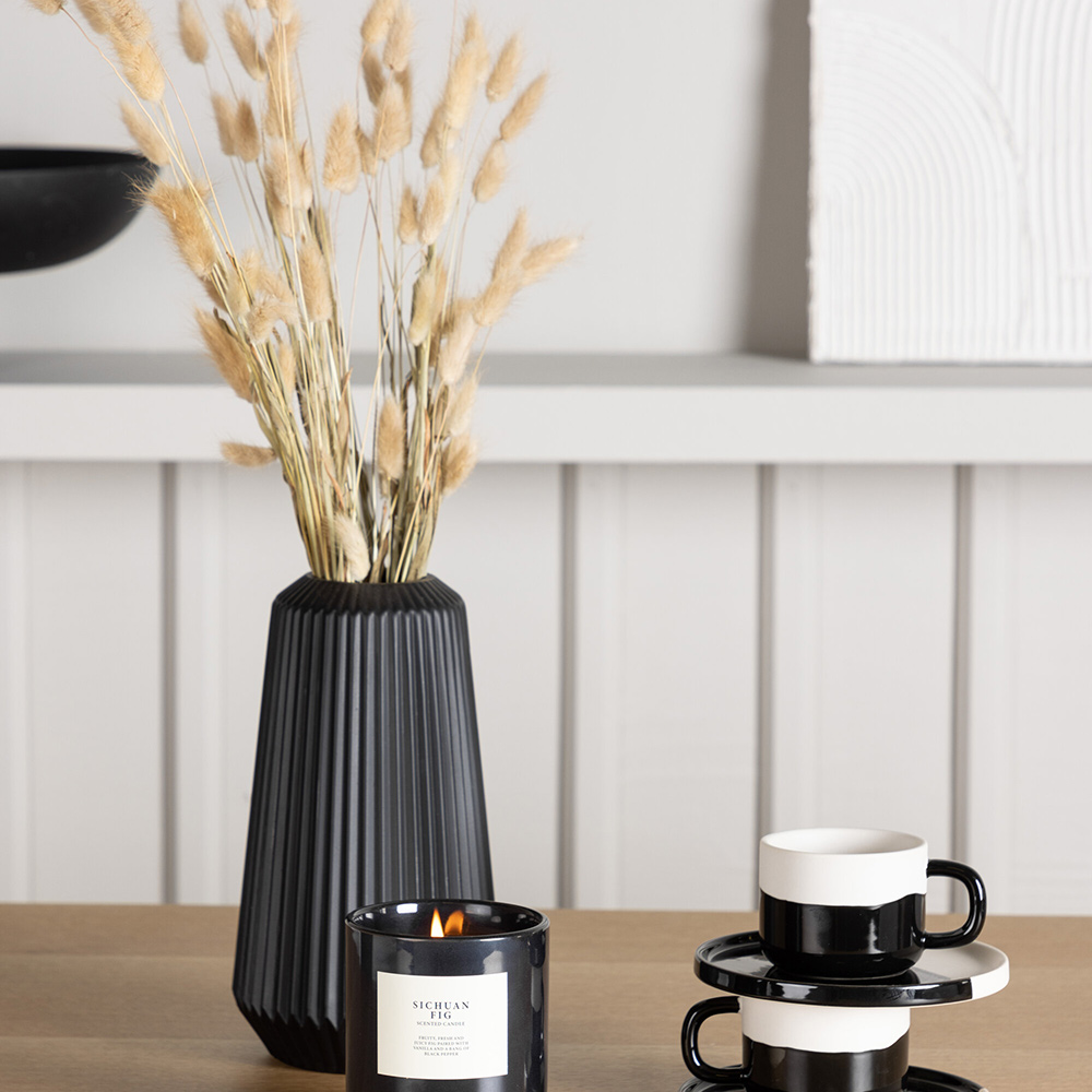 Matgrupp Venture Home Leo med 4 Zeno Stolar Natur/Vit