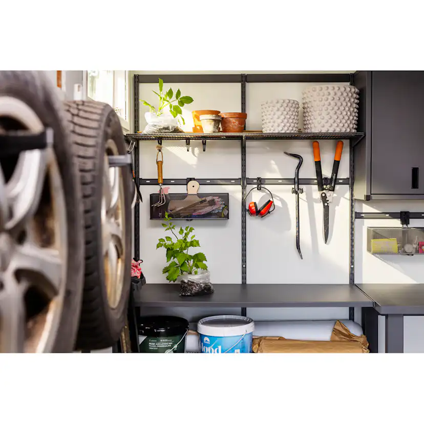 Liten Redskapshållare Elfa Garage+ för List