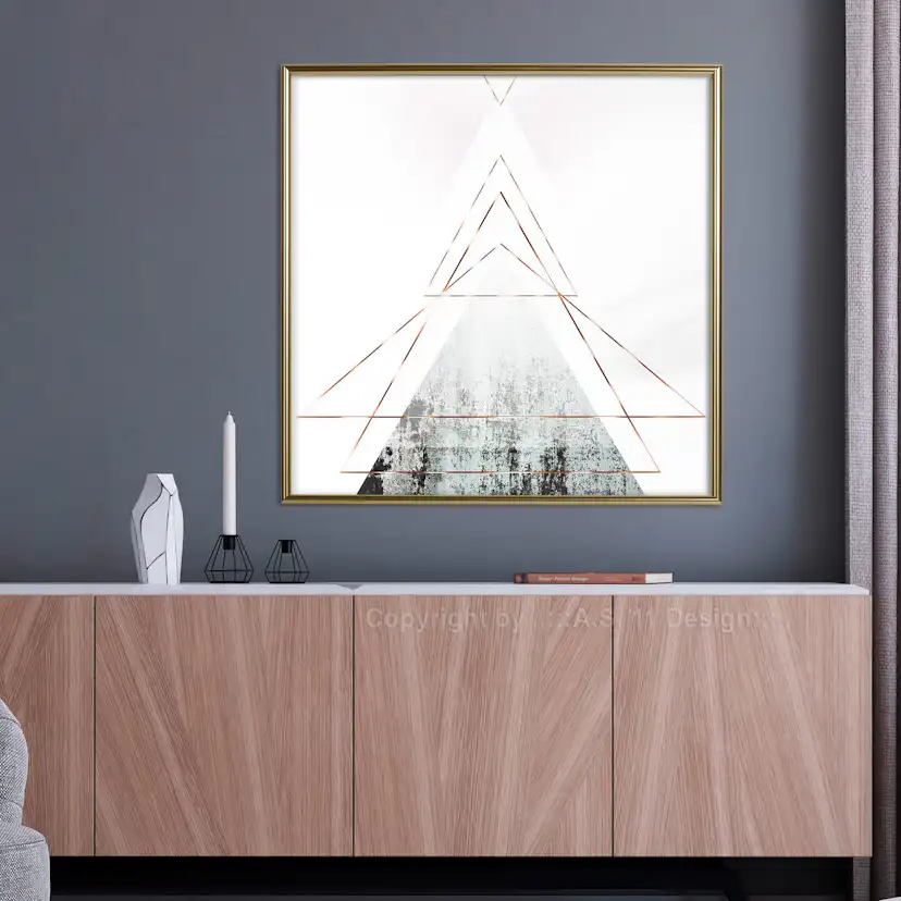 Poster Artgeist Affisch Geometric Abstraction