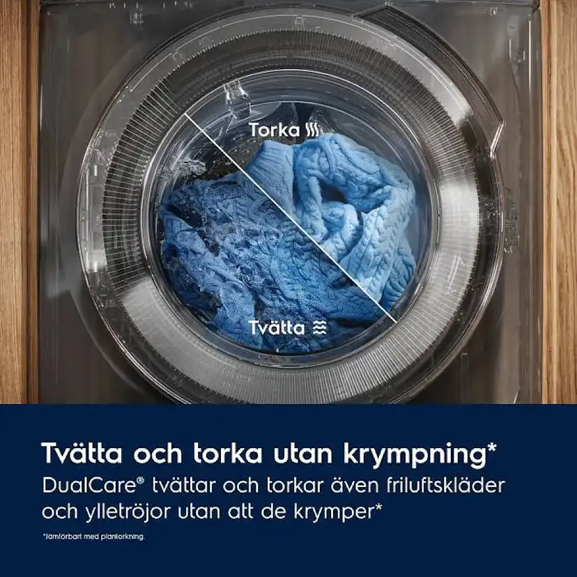 Kombinerad Tvättmaskin Och Torktumlare Electrolux EWT797OX6G Grå