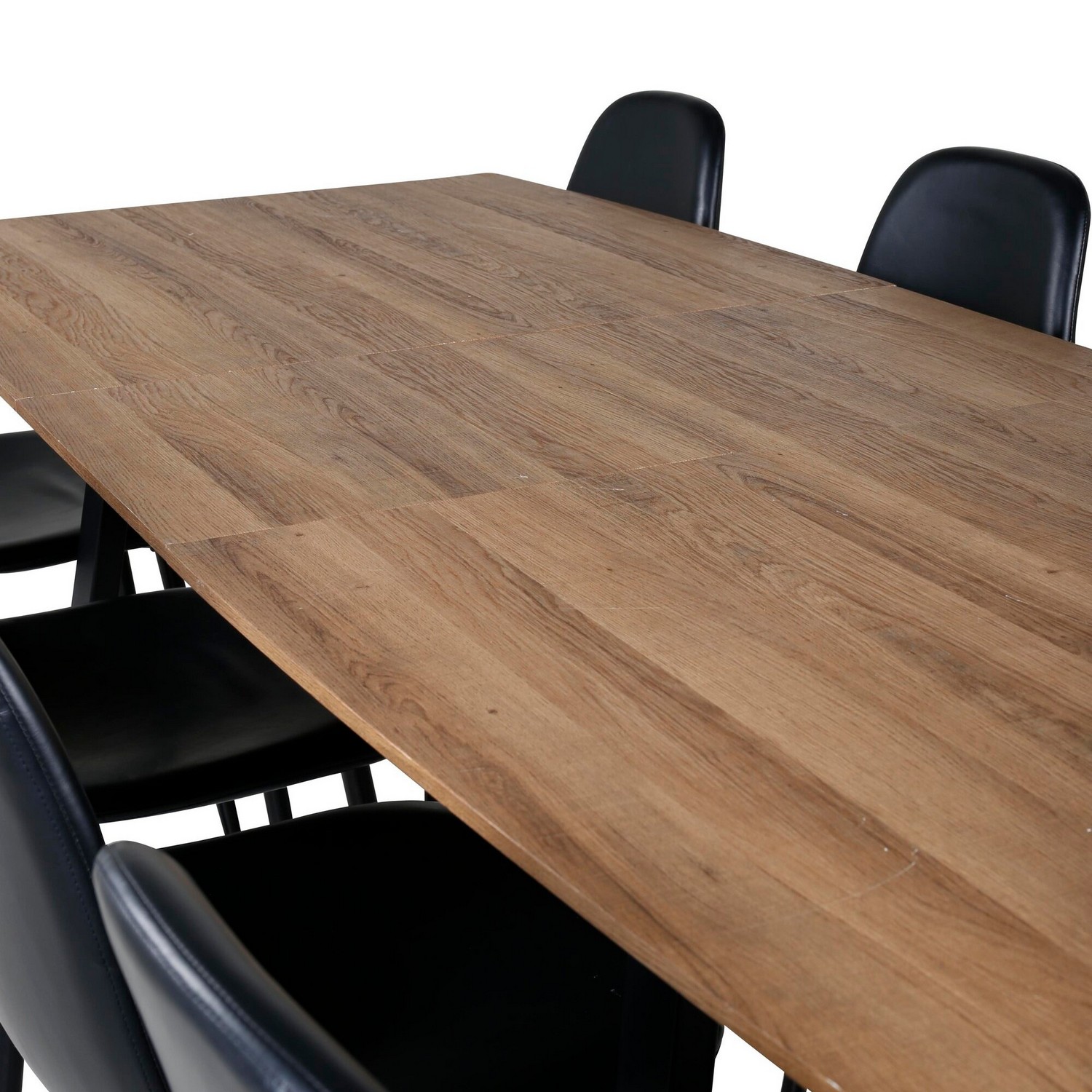 Matgrupp Venture Home Ina med 8 Pobbie Stolar Svart