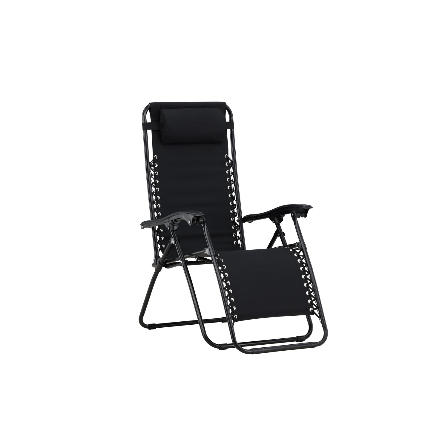 Vulcano Sun Lounge - Black / Black Solstol Venture Home Vulcano