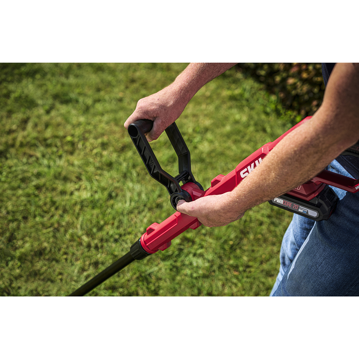Grästrimmer SKIL 0231 CA Kolborstfri Batteridriven