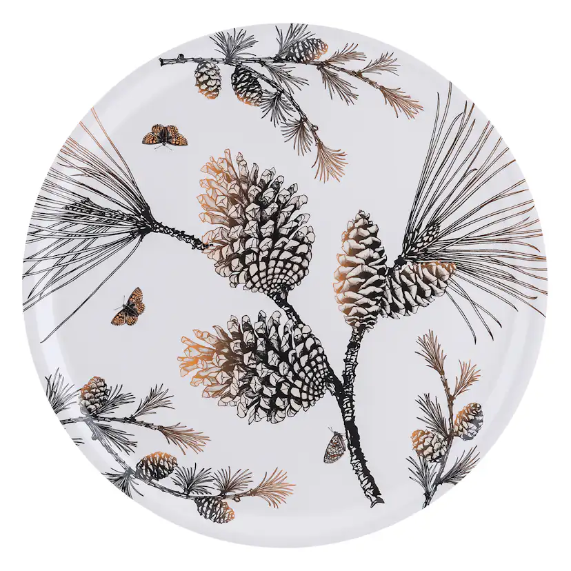 Bricka Åry Trays Pine Cone Rund