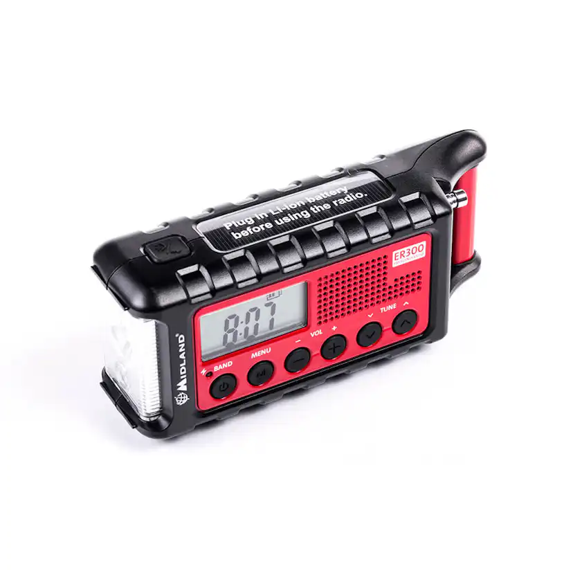 Nödradio Power Bank Midland ER300 Röd/Svart