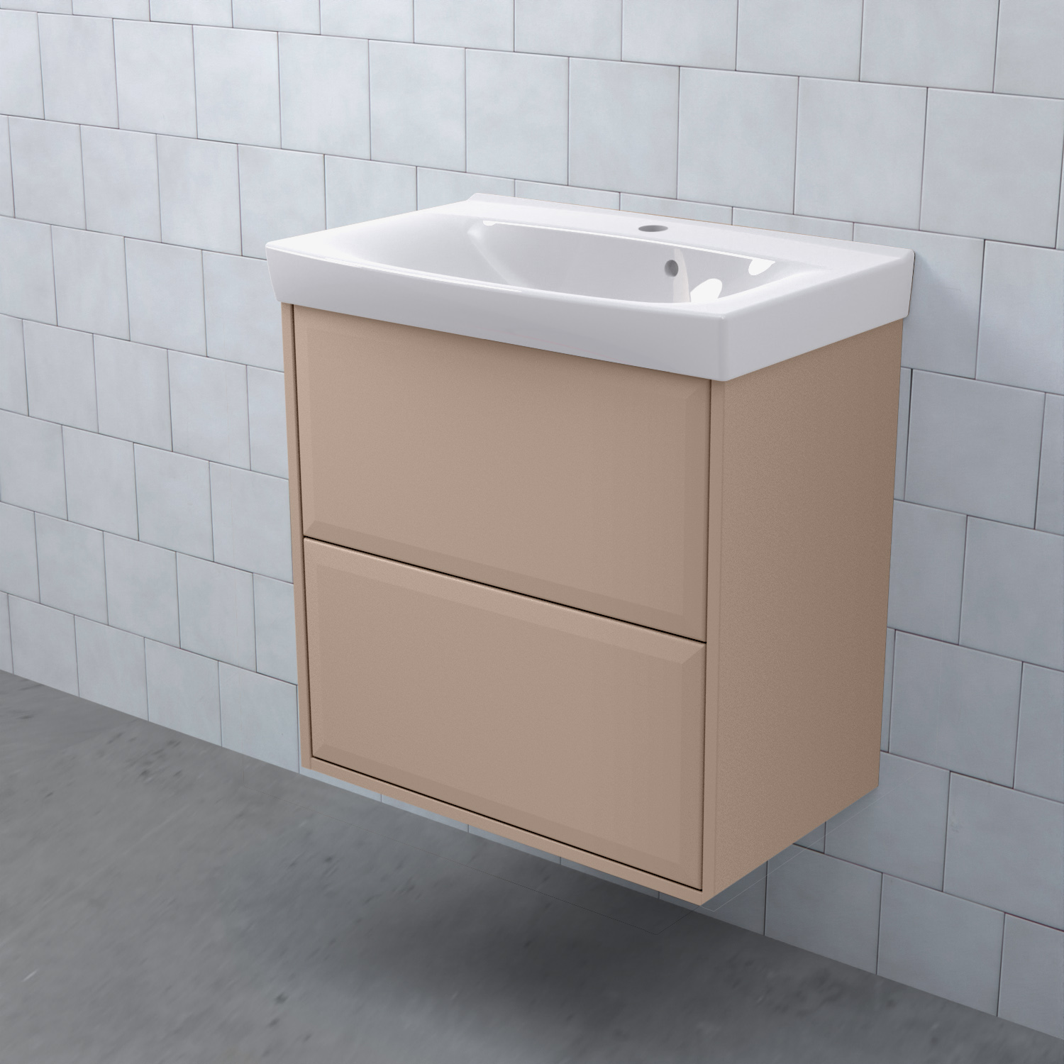 MEJDA Kommod Hög 60-35 Facett Gammalrosa BxHXD: 598x572x365 mm, Facett Gammalrosa