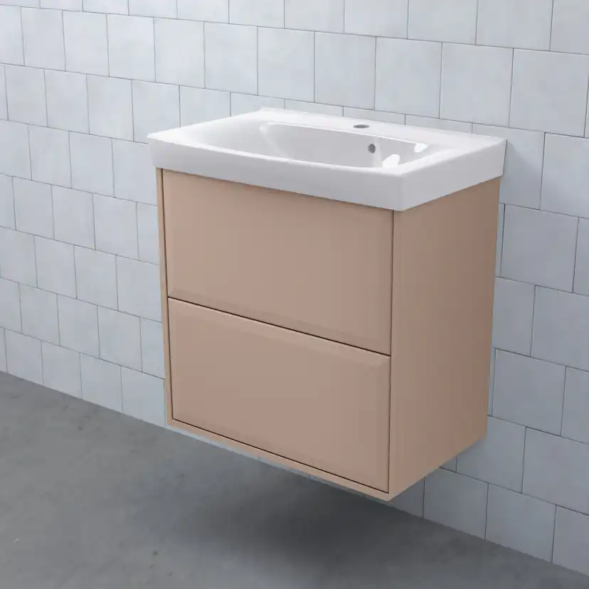 MEJDA Kommod Hög 60-35 Facett Gammalrosa BxHXD: 598x572x365 mm, Facett Gammalrosa