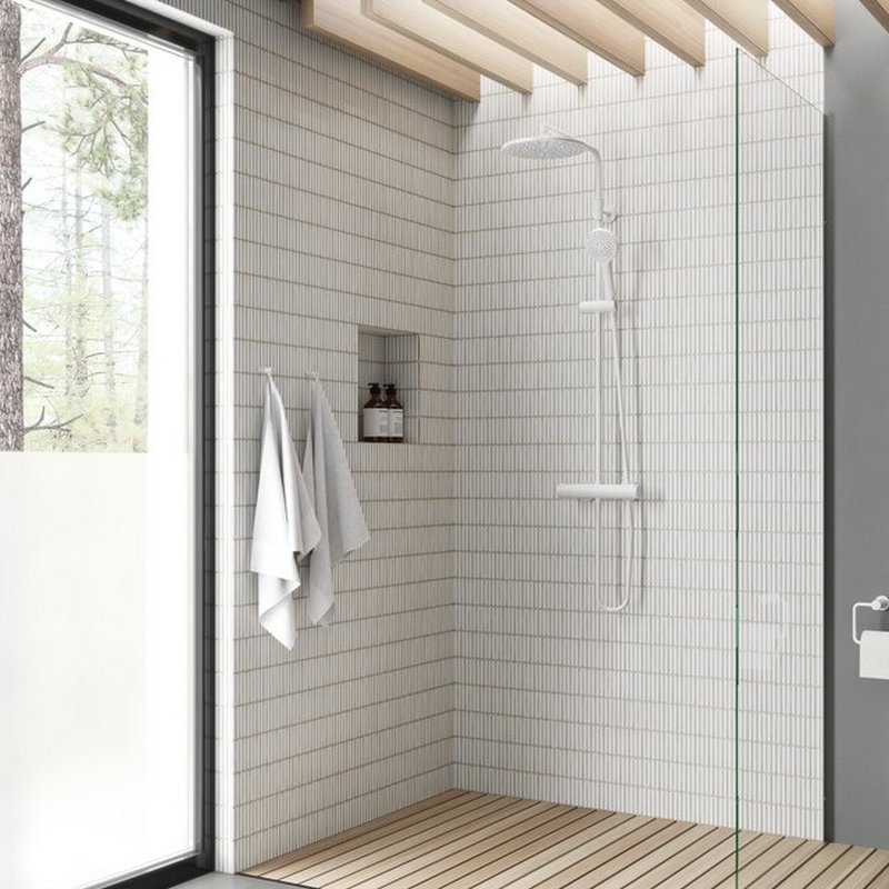 SILHOUET SHOWER SYSTEM Mattvit, 150 cc