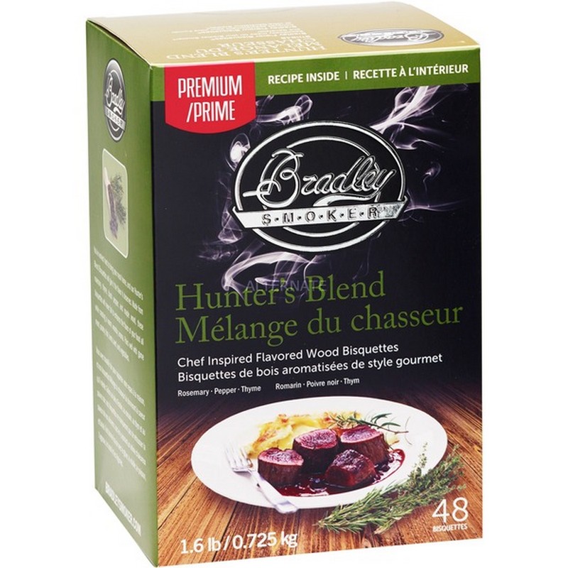 Briketter Bradley Hunters Blend 48-pack Premium Collection
