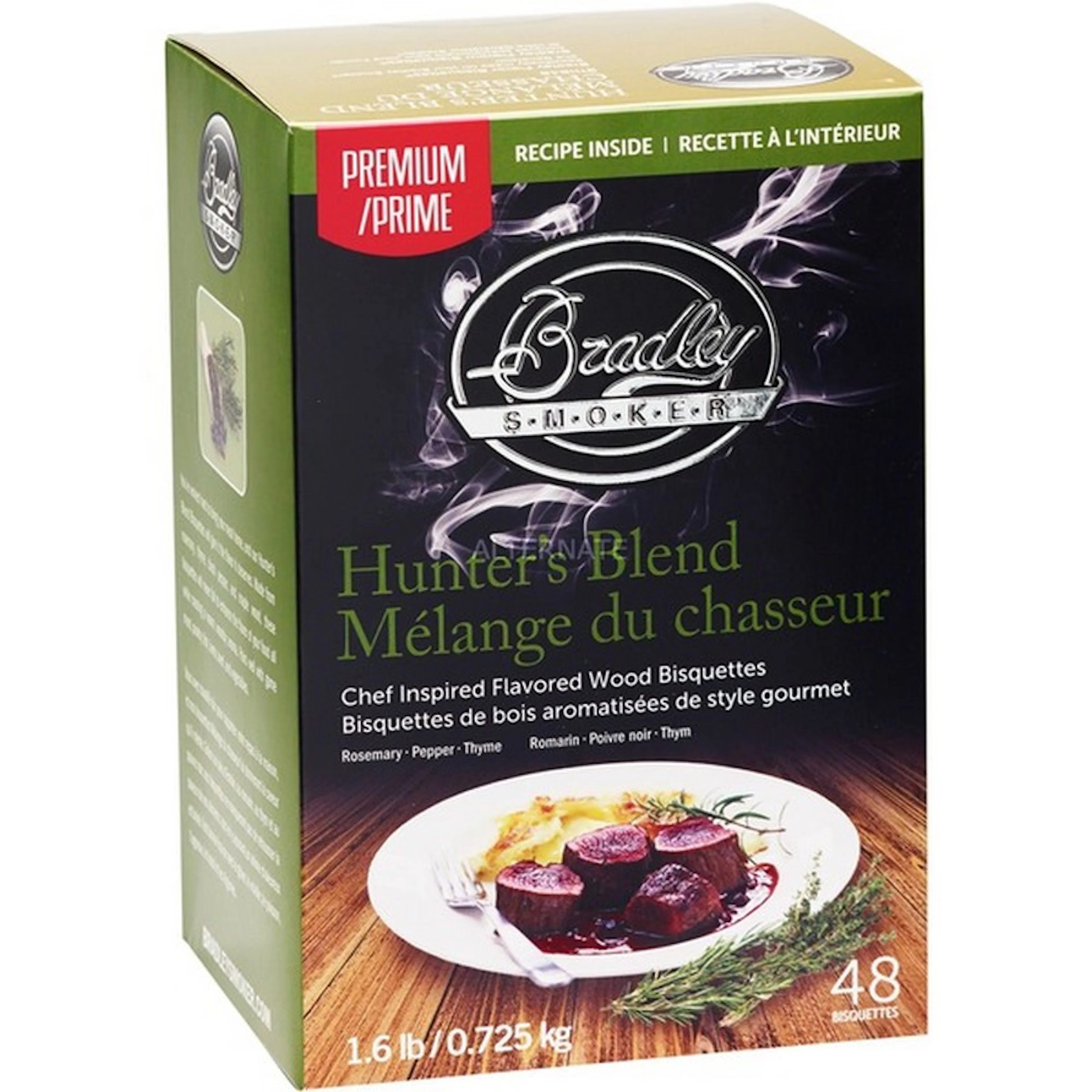 Briketter Bradley Hunters Blend 48-pack Premium Collection