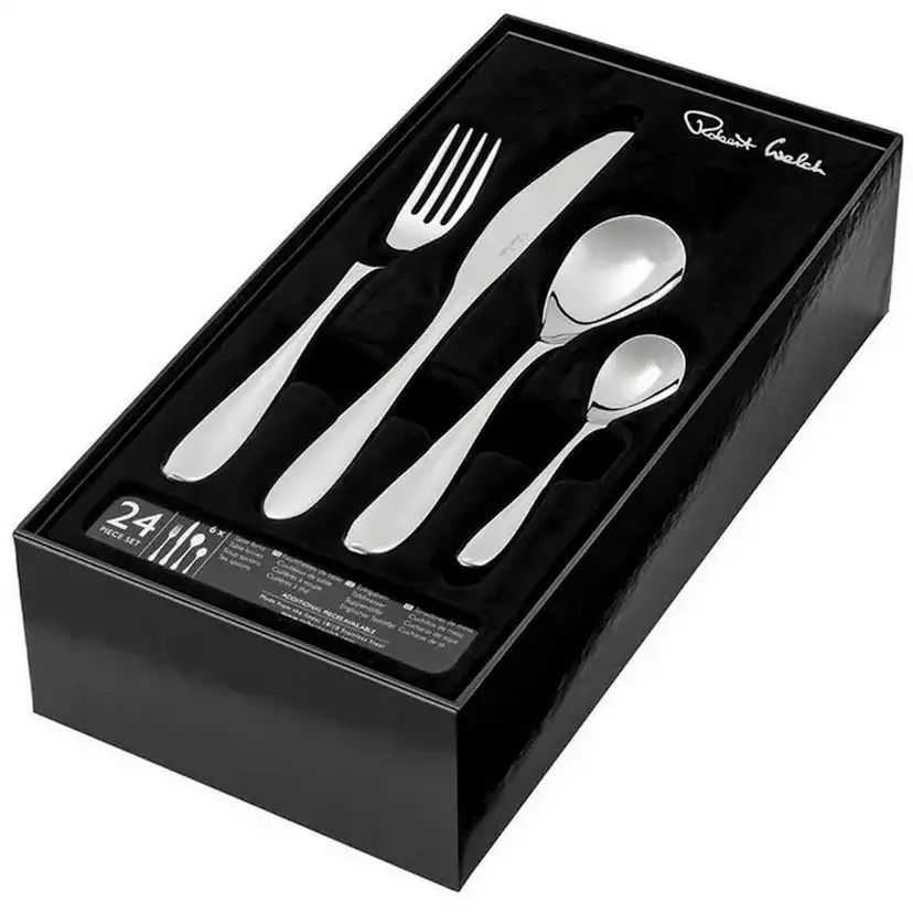 Bestickset Robert Welch Bourton Bright 24 Delar