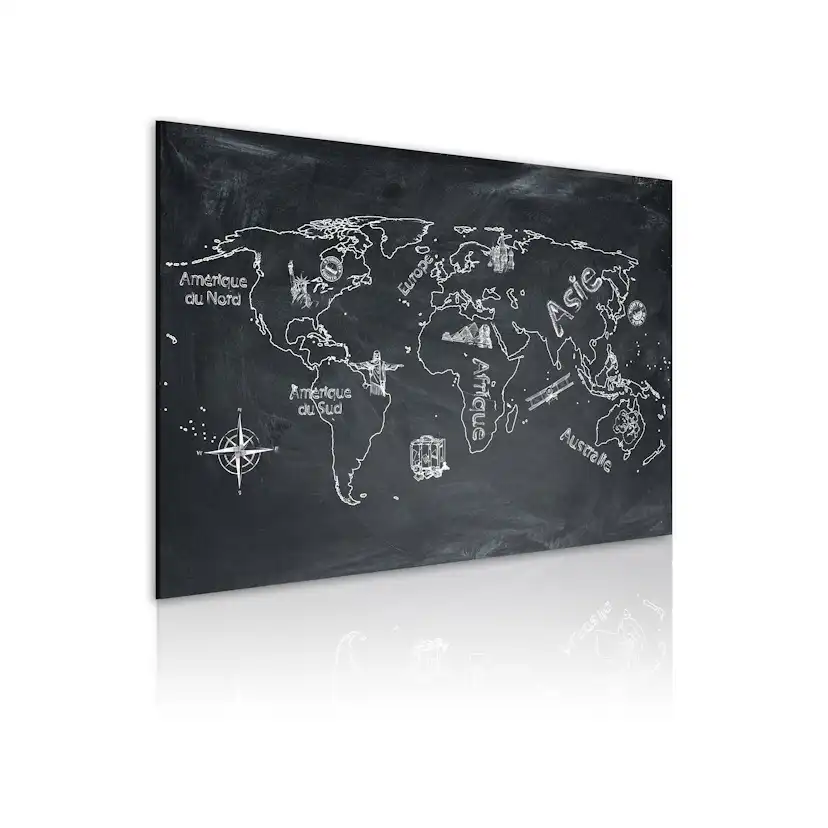 Tavla Arkiio Geografi Lektion Franska