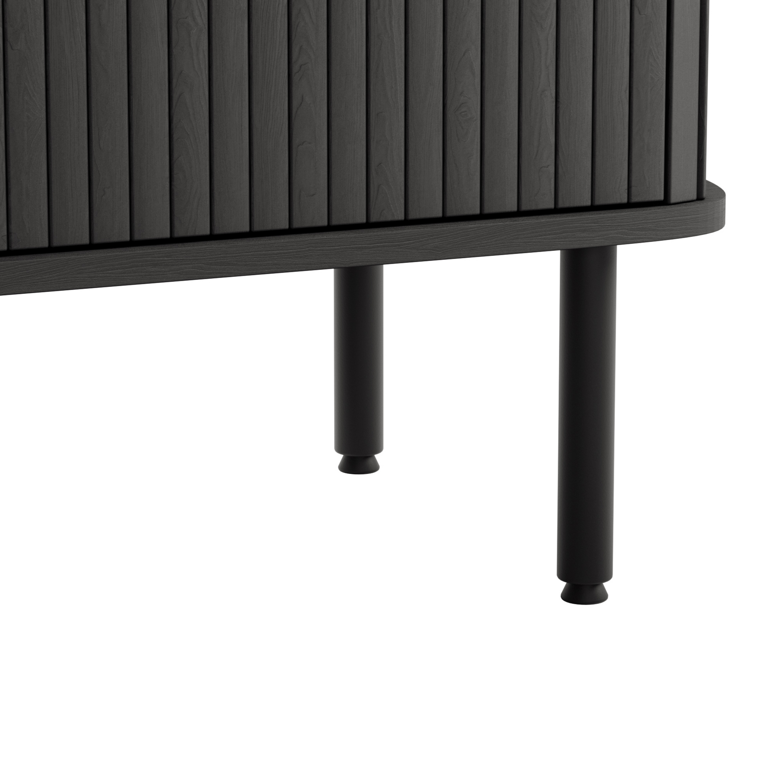 Sideboard Bark Kopparbo Ribbad med Förvaring 160cm