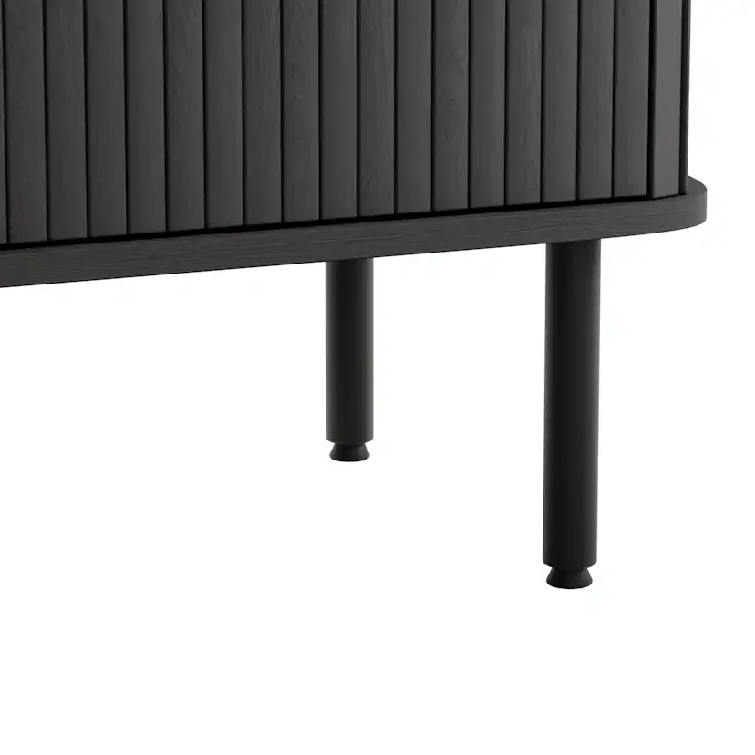 Sideboard Bark Kopparbo Ribbad med Förvaring 160cm