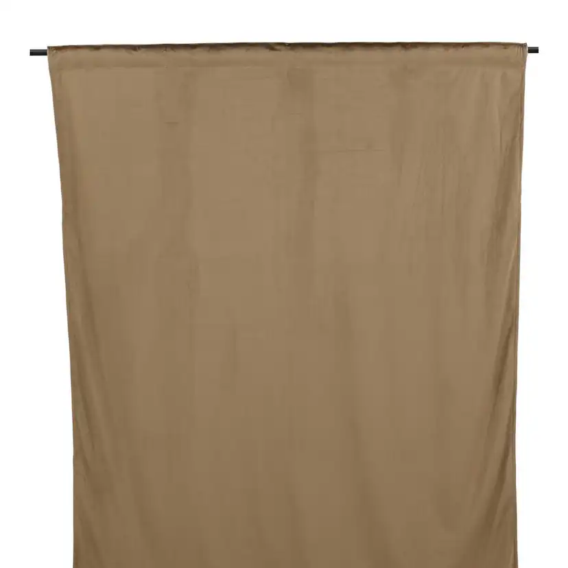 Mary Curtain Polyester/velvet - 2-pack - Brown / - 135*250 Brun