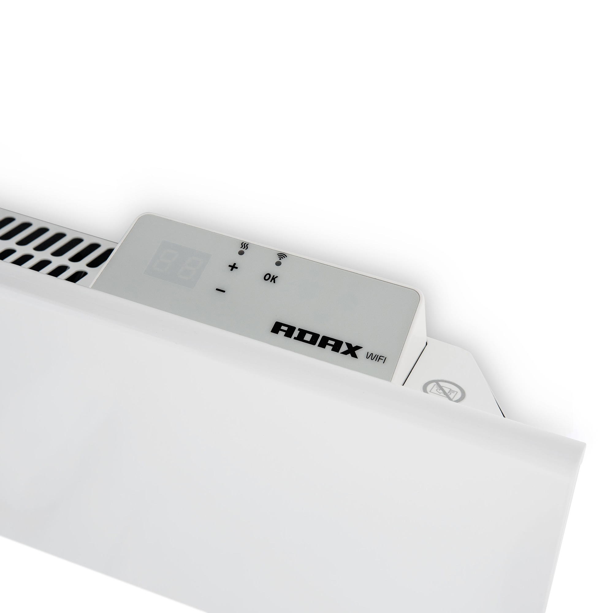 Elelement Adax Neo L KWT WiFi Vit Höjd 210mm Djup 87mm 230V Plug and play Effekt: 1200 W