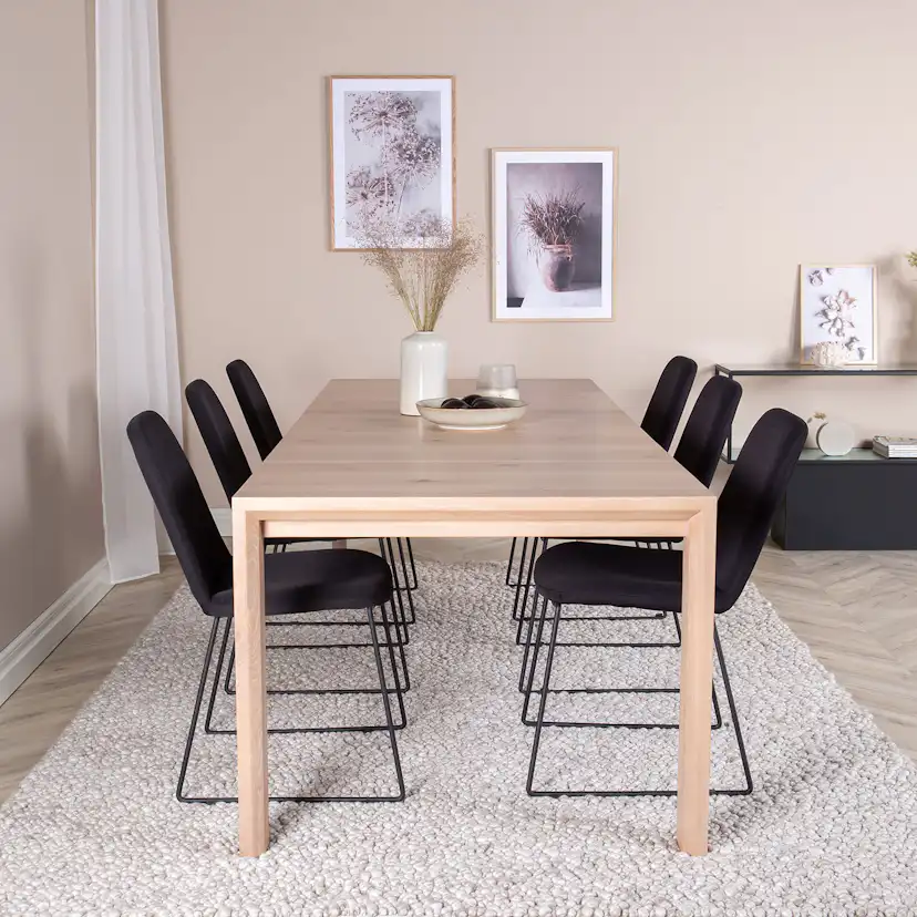 Matgrupp Venture Home Slider med 6 Muce stolar