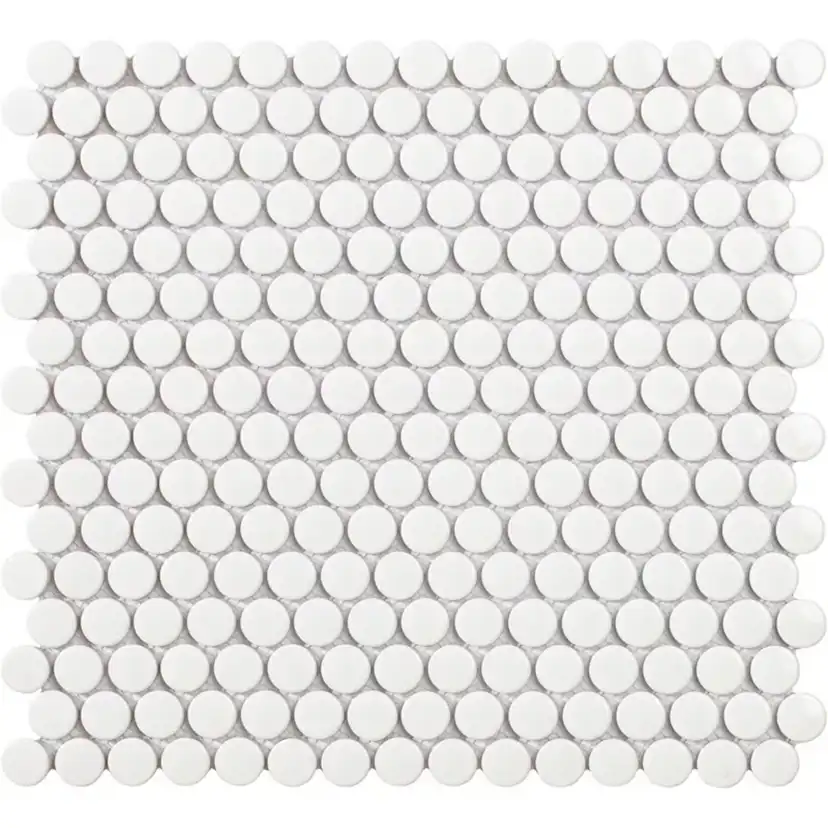 Mosaik Konradssons Tech Penny Vit Blank 29,4x32 cm