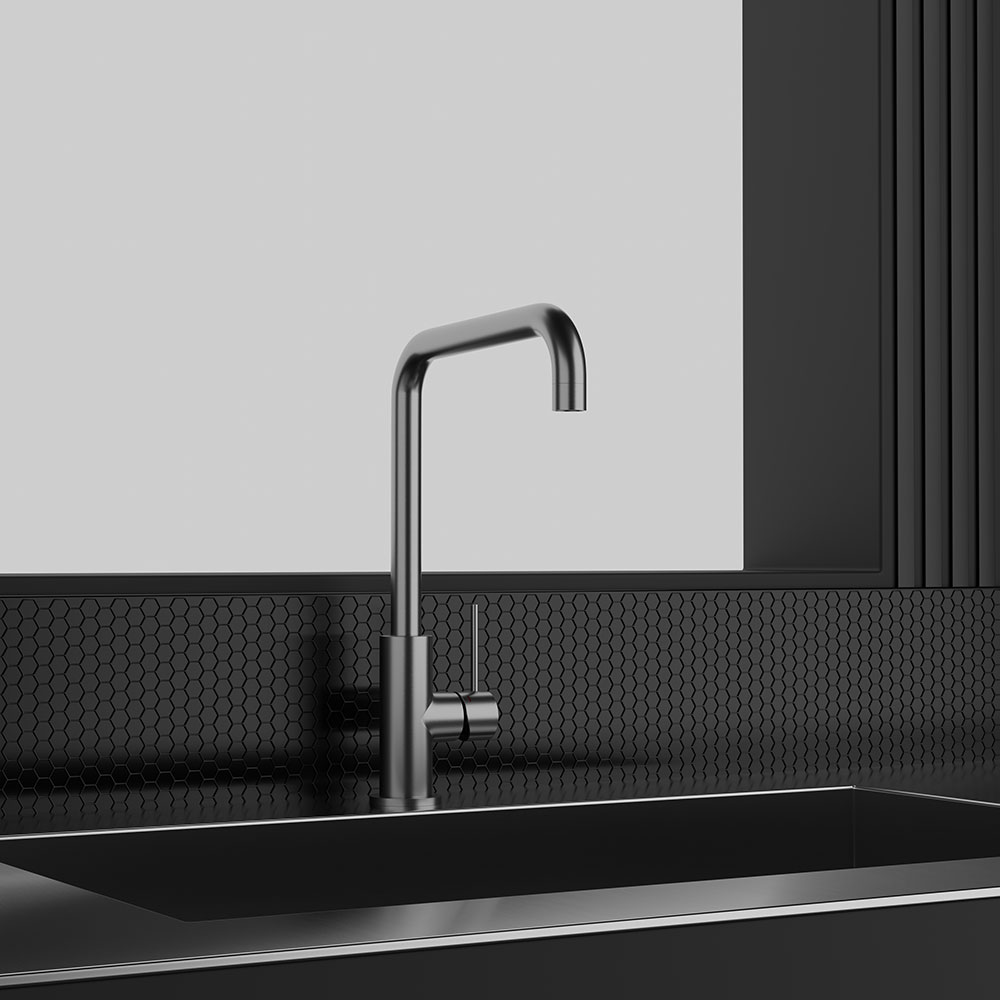 Köksblandare Scandtap Steel Mood Rostfritt Stål
