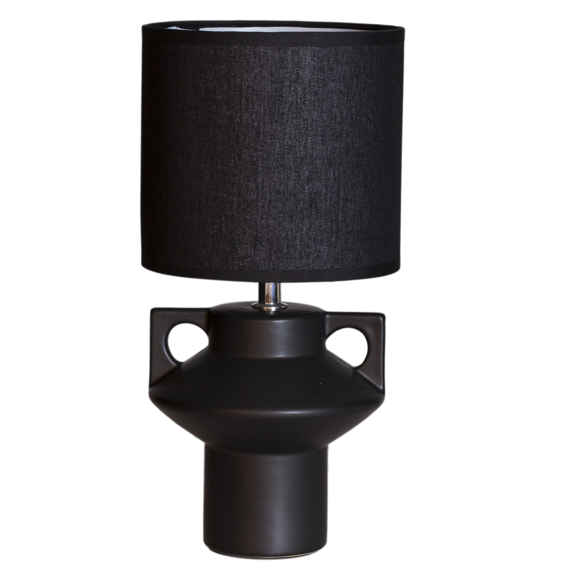 Bordslampa Cottex Mateo H34 cm Keramikfot med Linneskärm