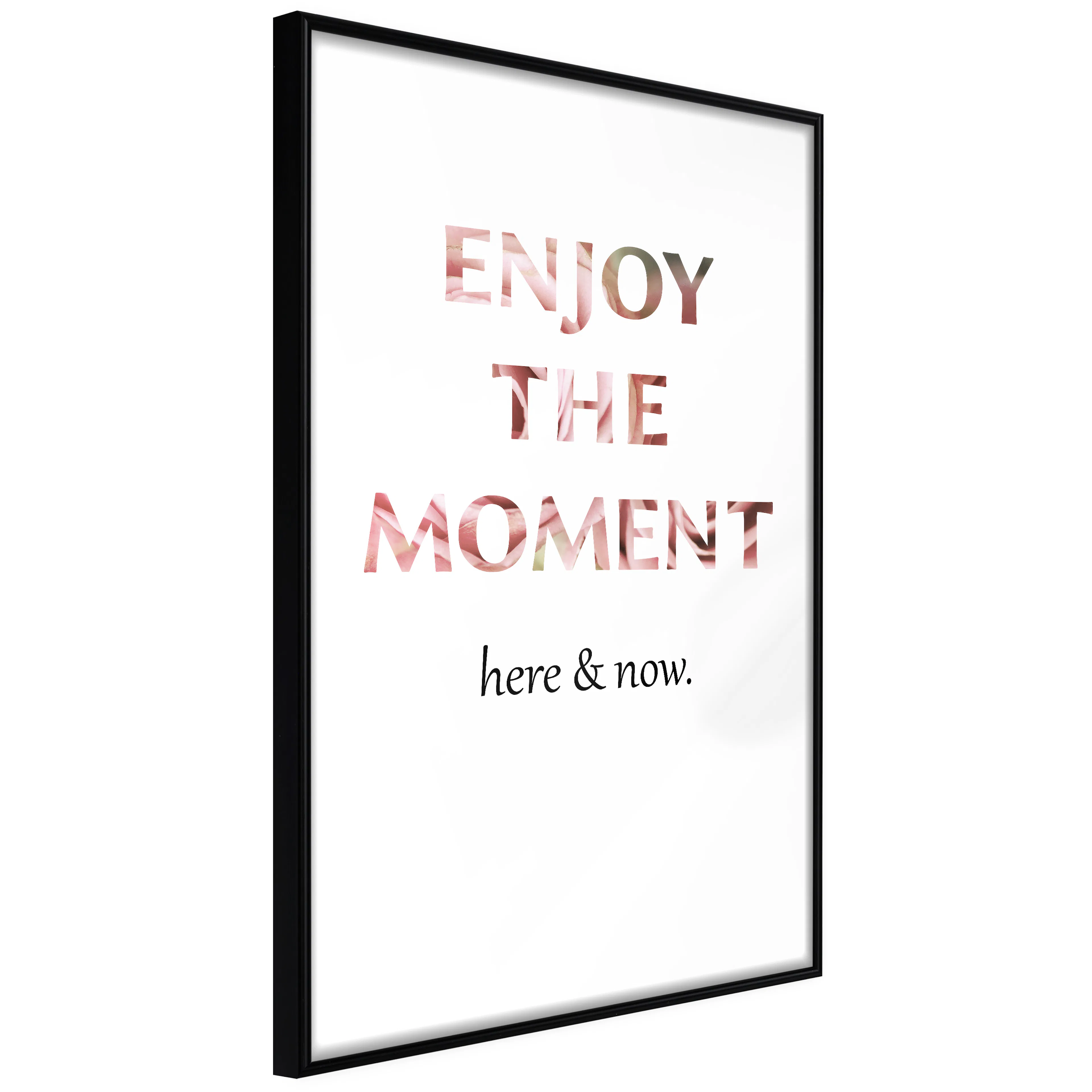 Affisch - Enjoy the Moment [Poster] 20x30 Svart ram, 20x30 cm