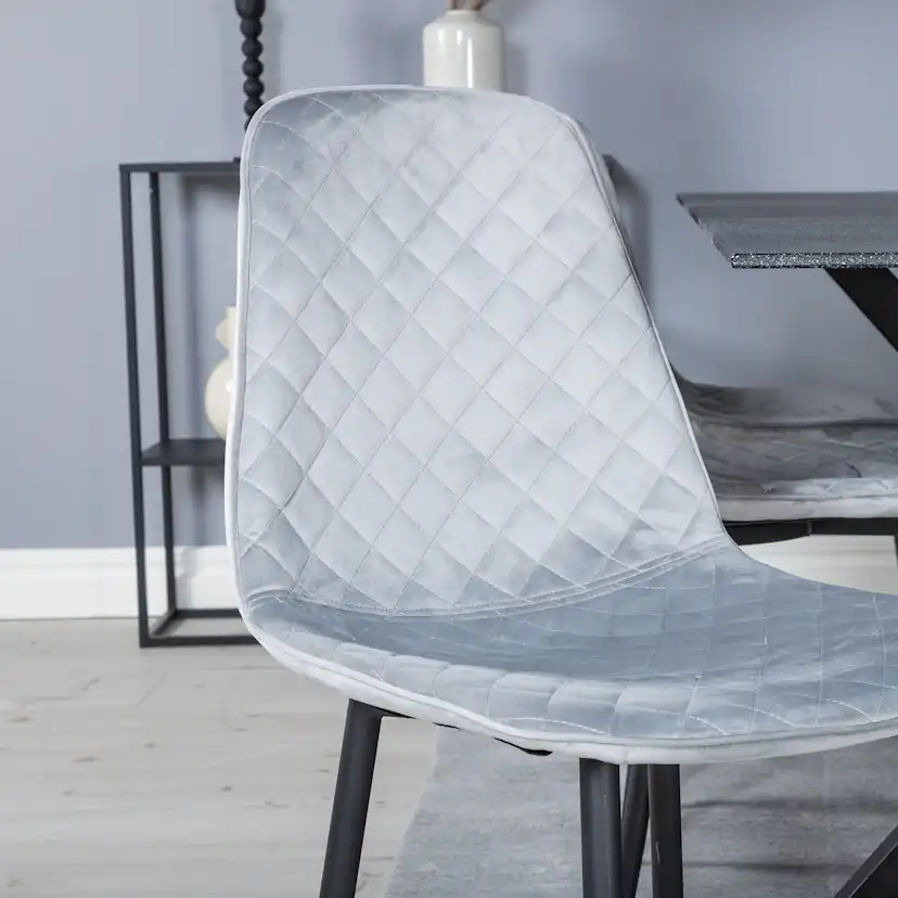Matgrupp Venture Home Piata med 6 Phoi Stolar Sammet