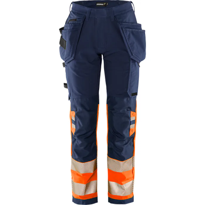 Varselorange/Marinblå