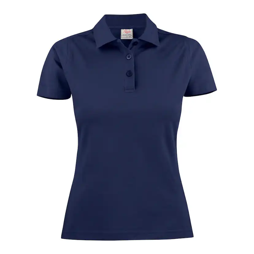 Printer Surf lady polo pique Navy M Storlek: M, Färg: Marin