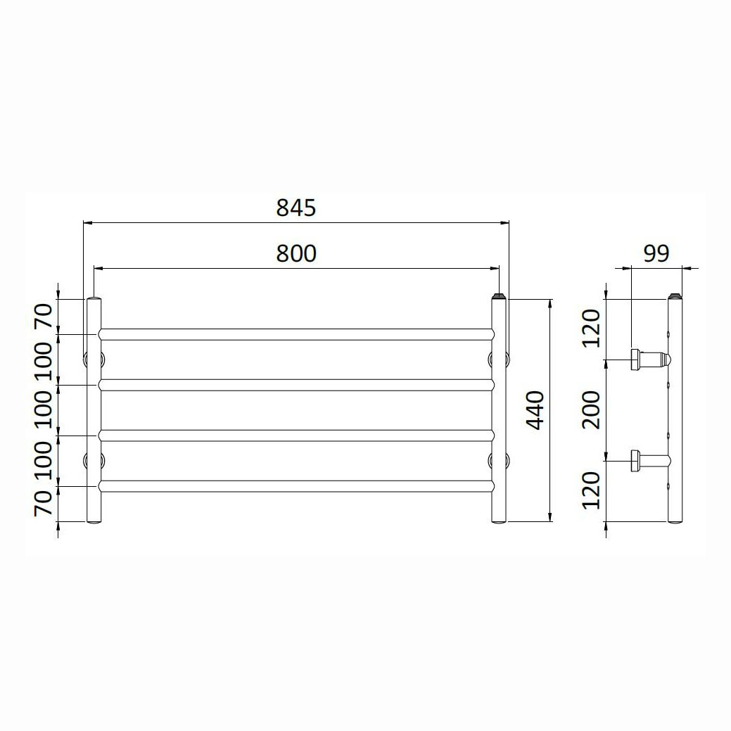 Handdukstork REJ Design Largo E 80444