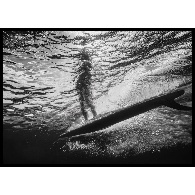 Poster Gallerix Silhouette Of A Surfer