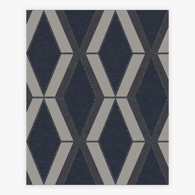 Tapet NEXT Optical Triangle Navy