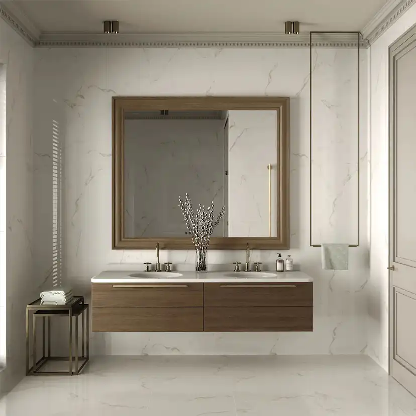 Klinker Tenfors Carrara Marmor Blank 60x60