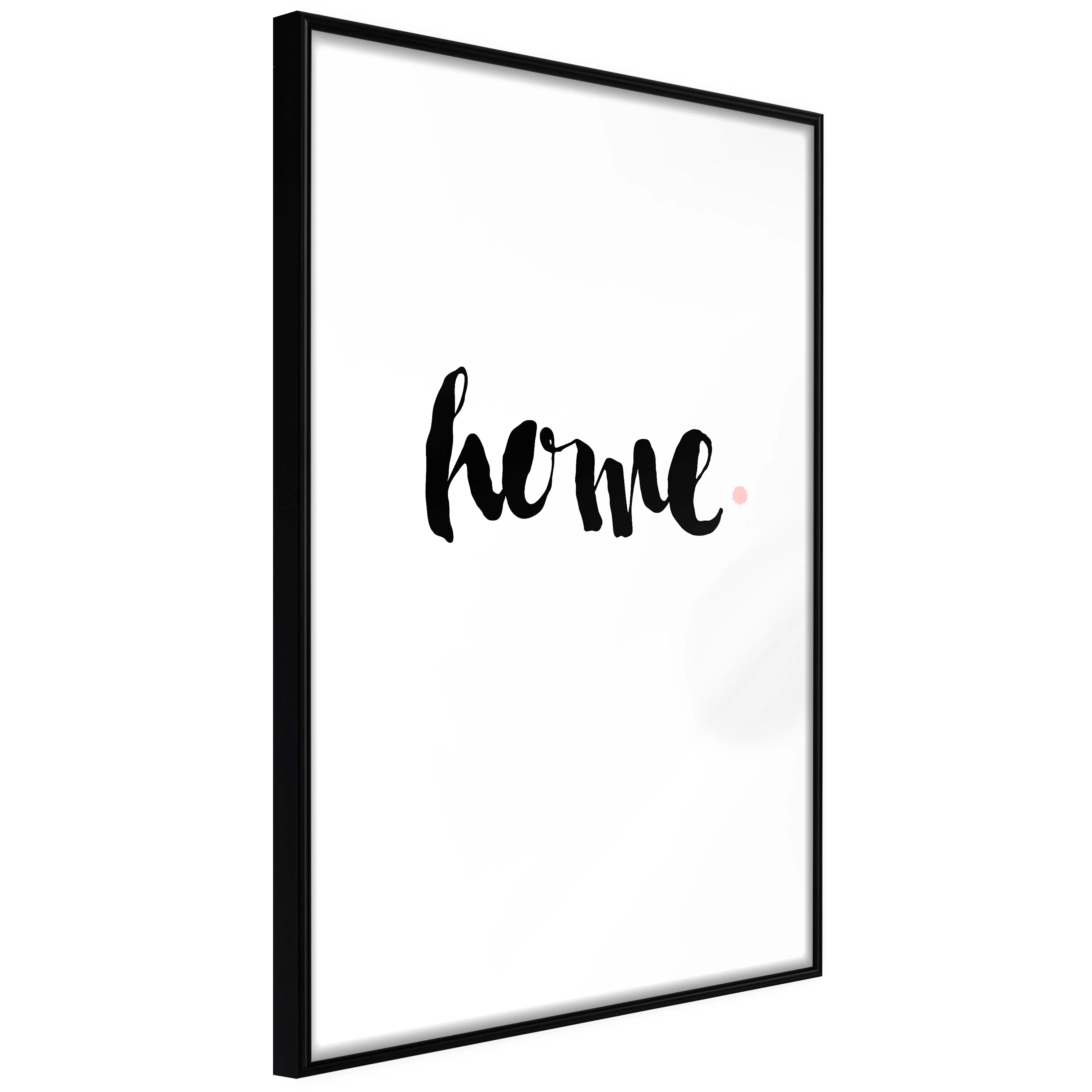 Affisch - Home and Dot [Poster] 20x30 Svart ram, 20x30 cm