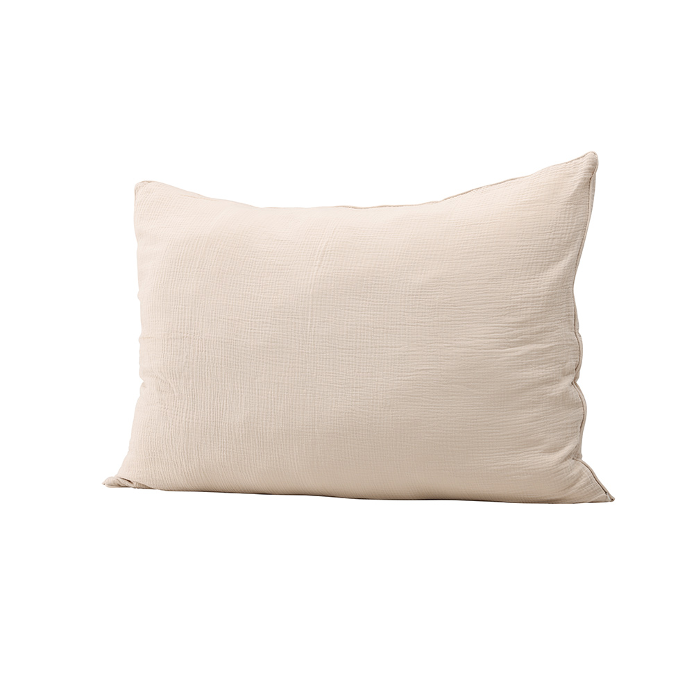 Tyra Cushion Cover Cotton Gauze - Beige Beige