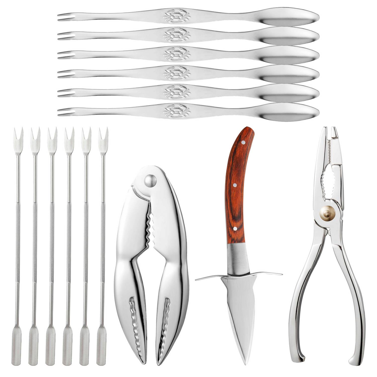 Bestickset Dorre Skai Skaldjursset 15 Delar