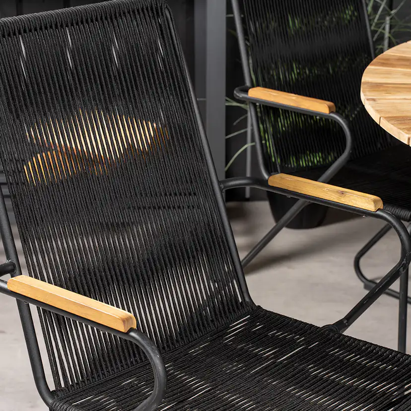 Matgrupp Venture Home Mexico med 6 Bois Stolar