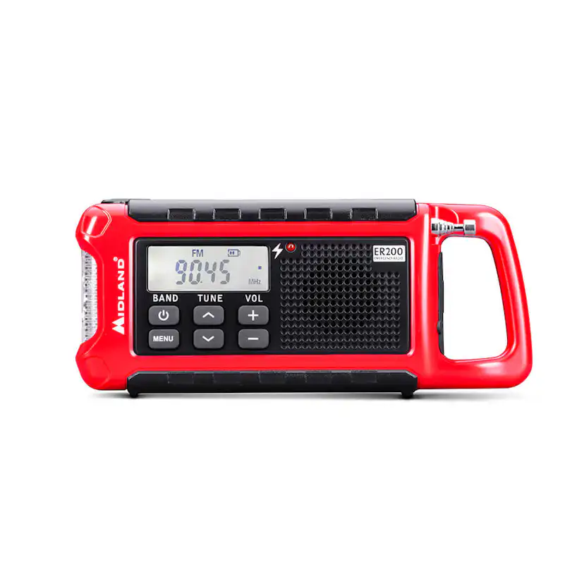 Nödradio Power Bank Midland ER200 Röd/Svart